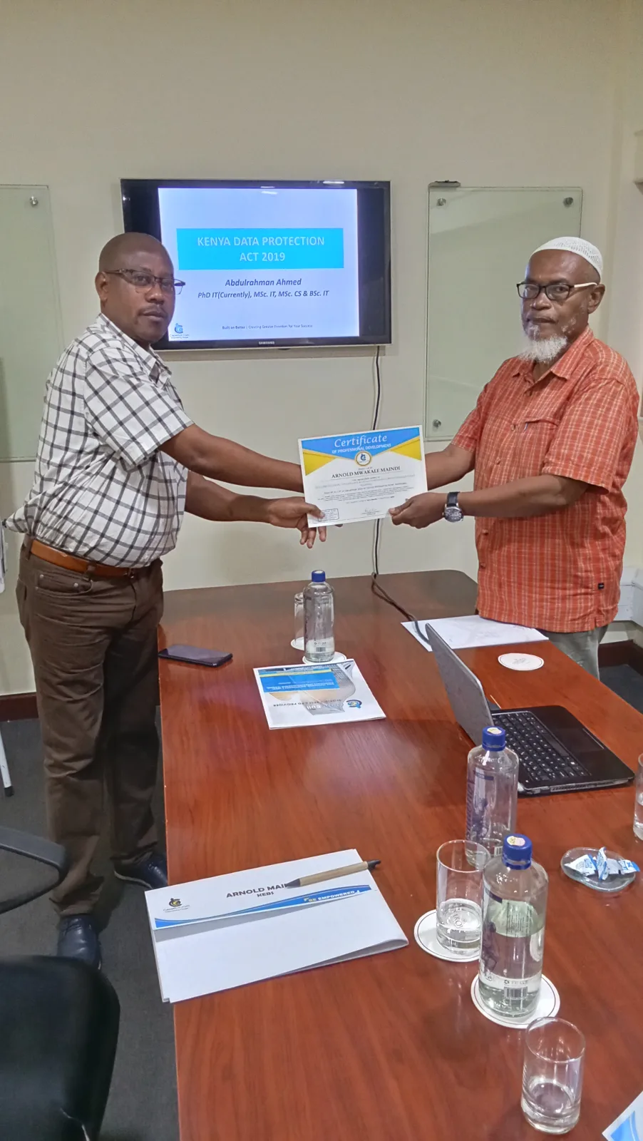 Capacity Building Session ΓÇö Global Signature Consultancy Client in Kenya