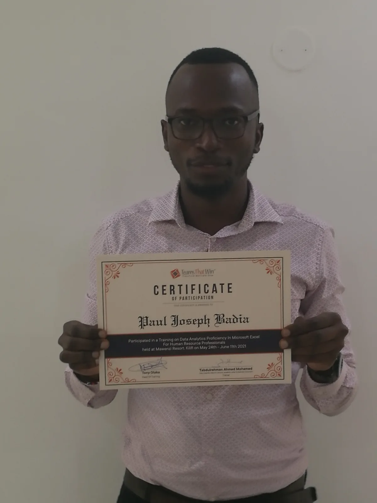 Capacity Building Session ΓÇö Global Signature Consultancy Client in Kenya